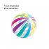 Big Beach Ball Set Jumbo Giant Beach Balls  Oversized Blow Up Plastic Game Rainbow Beach Balls For Swimming Summer Pool Or Beach 28inch as picture show