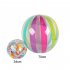 Big Beach Ball Set Jumbo Giant Beach Balls  Oversized Blow Up Plastic Game Rainbow Beach Balls For Swimming Summer Pool Or Beach 28inch as picture show