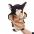 Big Hand Puppet Animal Plush Toys Baby Cloth Educational Cognition Hand Toy Finger Dolls Puppet frog 25cm