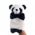 Big Hand Puppet Animal Plush Toys Baby Cloth Educational Cognition Hand Toy Finger Dolls Puppet panda 25cm