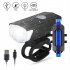 Bike Bicycle Lights USB LED Rechargeable Set Mtb Road Bike Front Rear Headlights Lamp Cycling Accessories 2255 black headlight