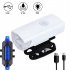 Bike Bicycle Lights USB LED Rechargeable Set Mtb Road Bike Front Rear Headlights Lamp Cycling Accessories 2255 black headlight