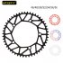 Bike Chainwheel Narrow Width Anti hanging Chain Colorful Plating Chainring For Brompton 50 52 54 56 58T red