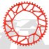 Bike Chainwheel Narrow Width Anti hanging Chain Colorful Plating Chainring For Brompton 50 52 54 56 58T red