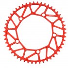 Bike Chainwheel Narrow Width Anti hanging Chain Colorful Plating Chainring For Brompton 50 52 54 56 58T red