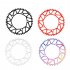 Bike Chainwheel Narrow Width Anti hanging Chain Colorful Plating Chainring For Brompton 50 52 54 56 58T Silver