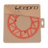 Bike Chainwheel Narrow Width Anti hanging Chain Colorful Plating Chainring For Brompton 50 52 54 56 58T Silver