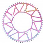 Bike Chainwheel Narrow Width Anti-hanging Chain Colorful Plating Chainring For Brompton 50 52 54 56 58T Colorful electroplating