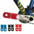 Bike Crank Protector Cover Silica Gel Bicycle Crank Boot Protectors Crankset Protective Cover red