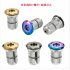 Bike Headset Stem Top Cap Compression plug Nut Compressor Expansion colorful Card