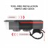 Bike Light Solar Usb Rechargeable Dual Charging Horn Lamp Waterproof Bicycle Front Headlight Flashlight red