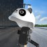 Bike Phone Holder Helmet Shape Sunshade Motorcycle Phone Mount Stand With Sun Visors For Bike Scooter Dirt Bike Blue  flat handlebar