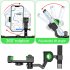 Bike Phone Mount Free Rotation Bicycle Handlebar Cell Phone Holder With 2500mAh Front Lights Spherical Compass black Handlebar no light
