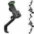 Bike Phone Mount Free Rotation Bicycle Handlebar Cell Phone Holder With 2500mAh Front Lights Spherical Compass black Handlebar no light