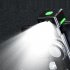 Bike Phone Mount Free Rotation Bicycle Handlebar Cell Phone Holder With 2500mAh Front Lights Spherical Compass black Handlebar no light