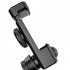 Bike Phone Mount Free Rotation Bicycle Handlebar Cell Phone Holder With 2500mAh Front Lights Spherical Compass black Handlebar no light