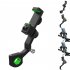 Bike Phone Mount Free Rotation Bicycle Handlebar Cell Phone Holder With 2500mAh Front Lights Spherical Compass black Handlebar no light