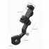 Bike Phone Mount Free Rotation Bicycle Handlebar Cell Phone Holder With 2500mAh Front Lights Spherical Compass black Handlebar no light