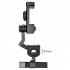 Bike Phone Mount Free Rotation Bicycle Handlebar Cell Phone Holder With 2500mAh Front Lights Spherical Compass black Handlebar no light