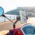 Bike Phone Mount Free Rotation Bicycle Handlebar Cell Phone Holder With 2500mAh Front Lights Spherical Compass black Handlebar no light