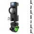 Bike Phone Mount Holder With Emergency Light Compass 360   Rotation Handlebar Mount Universal For Bicycle Motorcycle Scooter black mirror no lights