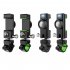 Bike Phone Mount Holder With Emergency Light Compass 360   Rotation Handlebar Mount Universal For Bicycle Motorcycle Scooter black mirror no lights