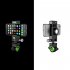 Bike Phone Mount Holder With Emergency Light Compass 360   Rotation Handlebar Mount Universal For Bicycle Motorcycle Scooter black mirror no lights