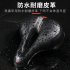 Bike Saddle Bicycle Seat Comfortable Wide Big Bum Bicycle Soft Saddle Riding Equipment Accessories Shock absorber black blue