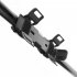 Bike Speaker Strap Bracket Water Cup Fixing Rack Magic Sticker Water Bottle Holder Hiking Riding Equipment black