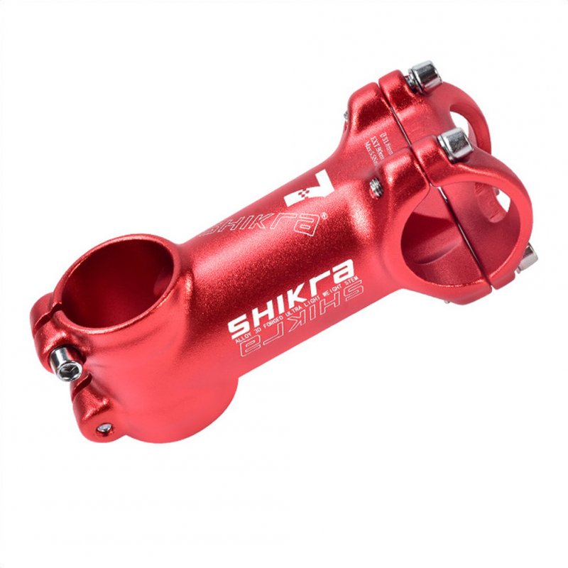 Bike Stem MTB 31.8*45/55/65/70/80/90/100/110mm Short StemBicycle part 80MM 7 degrees red white label