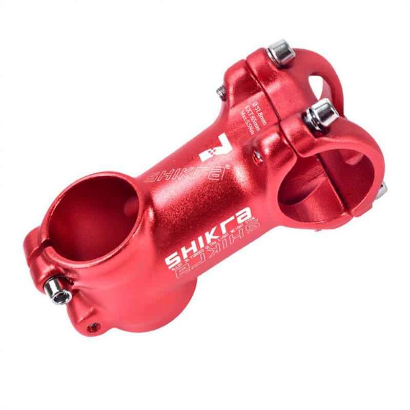 Bike Stem MTB 31.8*45/55/65/70/80/90/100/110mm Short StemBicycle part 65MM 7 degrees red white label