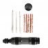 Bike Tubeless Tire Puncture Kit Scooter Motorcycle Bicycle Tyre Repair Tool Portable Outdoor Accessories titanium color