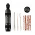 Bike Tubeless Tire Puncture Kit Scooter Motorcycle Bicycle Tyre Repair Tool Portable Outdoor Accessories titanium color