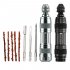 Bike Tubeless Tire Puncture Kit Scooter Motorcycle Bicycle Tyre Repair Tool Portable Outdoor Accessories titanium color