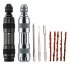 Bike Tubeless Tire Puncture Kit Scooter Motorcycle Bicycle Tyre Repair Tool Portable Outdoor Accessories titanium color