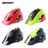 Bikeboy Bicycle Mountain Bike Helmet Riding Integrally Molded Bicycle Highway Men And Women Safe Accessories Equipment Black red yellow Free size