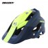 Bikeboy Bicycle Mountain Bike Helmet Riding Integrally Molded Bicycle Highway Men And Women Safe Accessories Equipment Blue yellow Free size