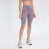 Biker Shorts For Women Elastic Slim Solid Color Athletic Pants For Yoga Fitness Outdoor Sports Running red 12