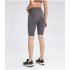 Biker Shorts For Women Elastic Slim Solid Color Athletic Pants For Yoga Fitness Outdoor Sports Running red 12