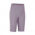 Biker Shorts For Women Elastic Slim Solid Color Athletic Pants For Yoga Fitness Outdoor Sports Running black 4