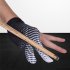 Billiard Gloves Three Fingers Lycra Anti Skid Snooker Pool Glove Left Hand Billiard Accessories Leaves One size