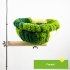 Bird Nest Mat Swing Ring Platform Nest House Bed For Bird Parrot Budgie Parakeet Cockatiel Conure Lovebird platform green