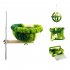 Bird Nest Mat Swing Ring Platform Nest House Bed For Bird Parrot Budgie Parakeet Cockatiel Conure Lovebird platform green