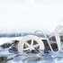 Birdbath Pond Heater Deicer Winter Heated BirdBath Drinking Pet Supply BirdBath Accessory For Bird Chicken Duck Farm Trough Round 70 Watt