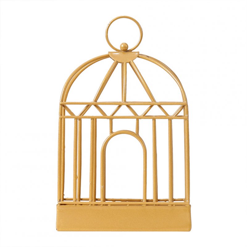 Birdcage Shape Mosquito-repellent Incense  Holder With Handle Incense Container Decorative Ornaments Golden