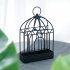 Birdcage Shape Mosquito repellent Incense  Holder With Handle Incense Container Decorative Ornaments Golden