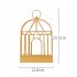 Birdcage Shape Mosquito repellent Incense  Holder With Handle Incense Container Decorative Ornaments Golden