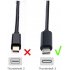 Black 2M Type C to VGA Male Cable Adapter High Definition Converter Double head gold plated