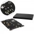 Black Case B   M Female 2 M 2 NGFF  SATA  SSD to 2 5 SATA Adapter for 2230 2242 2260   2280mm m2 SSD black