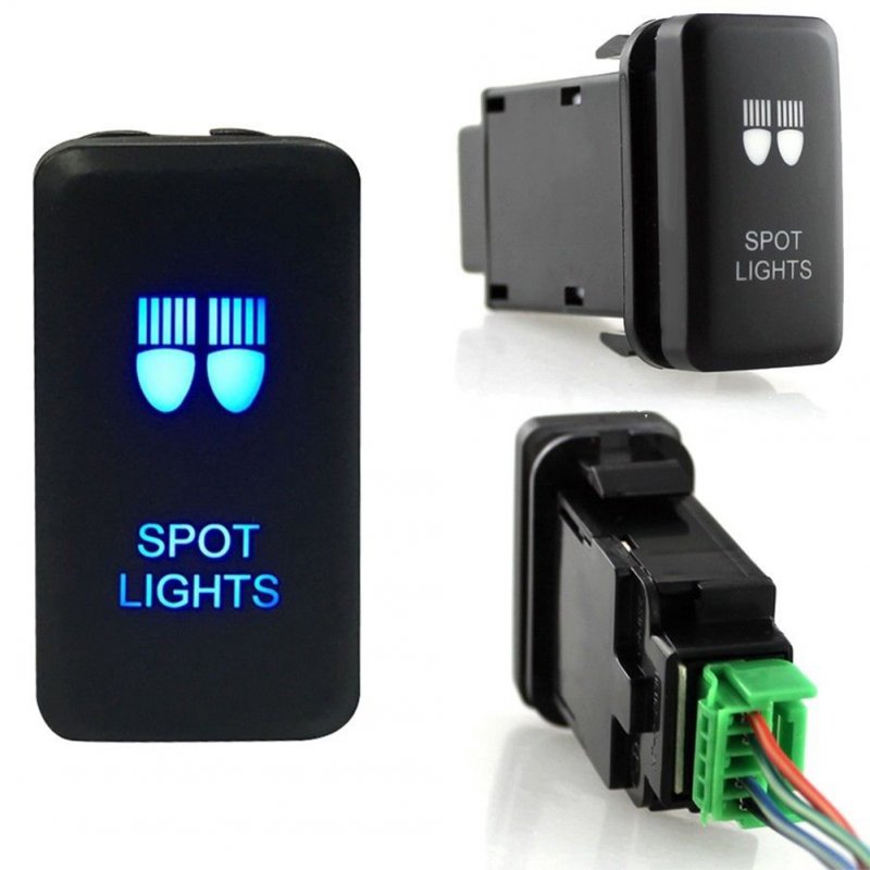 Wholesale Black DC 12V LED Fog Light Car Key Switch From China